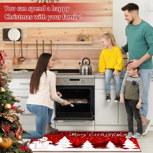 550x550-22021.jpg Unyqoos® Set van twee kerstthema keukenmatten met antislip en absorberende eigenschappen