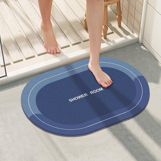 Unyqoos® Ultrasnelle Absorberende Antislip Badmat met Nanotechnologie - 60 x 40 cm