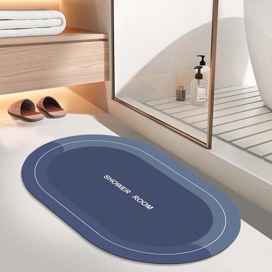 Unyqoos® Ultrasnelle Absorberende Antislip Badmat met Nanotechnologie - 60 x 40 cm