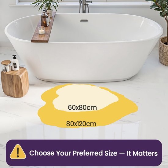 Unyqoos® Stijlvolle en praktische badmat met bladpatroon voor badkamer en meer