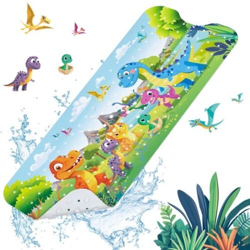 Unyqoos® Veilige en Speelse Antislip Badmat voor Kinderen met Dinosaurusontwerp