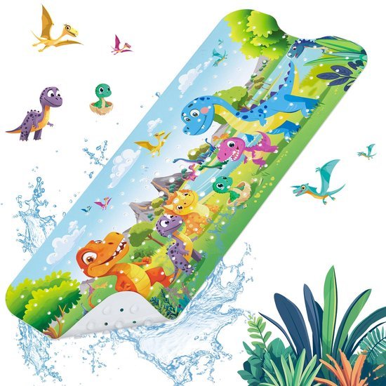 550x550-22086.jpg Unyqoos® Veilige en Speelse Antislip Badmat voor Kinderen met Dinosaurusontwerp