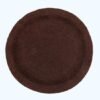 Unyqoos® Luxe omkeerbare ronde badmat van katoen voor een comfortabele badkamer