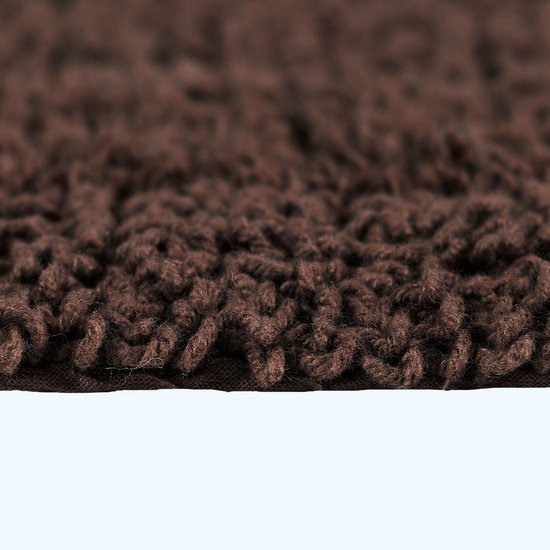 Unyqoos® Luxe omkeerbare ronde badmat van katoen voor een comfortabele badkamer