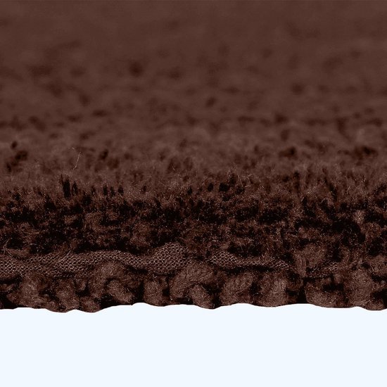 Unyqoos® Luxe omkeerbare ronde badmat van katoen voor een comfortabele badkamer