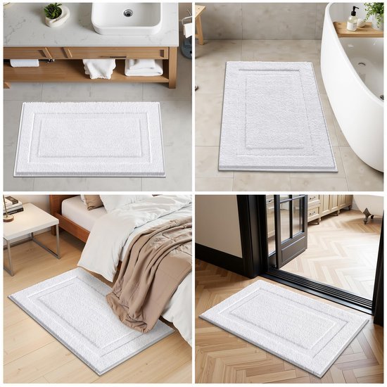 550x550-22119.jpg Unyqoos® Zachte en Waterabsorberende Badmat met Antislip voor Douche en Toilet