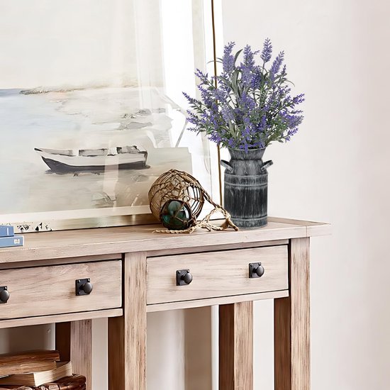 550x550-22193.jpg Unyqoos® Rustieke decoratieve lavendel kunstbloemen in vintage melkkan voor sfeervolle inrichting, paars, 45 cm