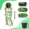 Unyqoos® Realistische hangende kunstplanten met eucalyptusbladeren voor binnen en buiten