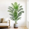 Unyqoos® Realistische kunstpalm van 180 cm met 18 stammen voor binnen en buiten