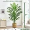 Unyqoos® Realistische kunstpalm van 180 cm met 18 stammen voor binnen en buiten