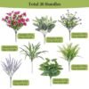 550x550-22245.jpg Unyqoos® Set van 20 Realistische Kunstplanten voor Binnen en Buiten Decoratie, 20 cm 20 stuks