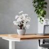 Unyqoos® Realistische kunstbloesem potplant voor stijlvolle binnendecoratie thuis of op kantoor