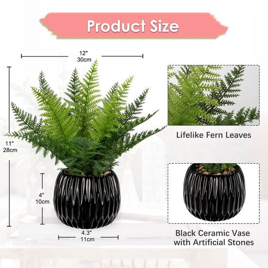 550x550-22304.jpg Unyqoos® Levensechte kunstvaren in pot voor stijlvolle interieurdecoratie