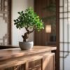 Unyqoos® Realistische kunstplant camelia in stijlvolle pot voor binnenhuisdecoratie