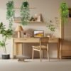 Unyqoos® Set van drie decoratieve kunsthangplanten in pot voor interieur en buitenruimte