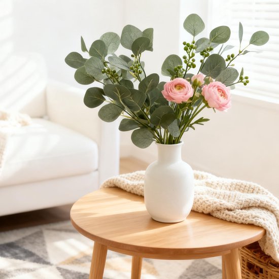 Unyqoos® Decoratieve Eucalyptus Bladeren voor Huis, Bruiloft en Feestelijke Arrangementen
