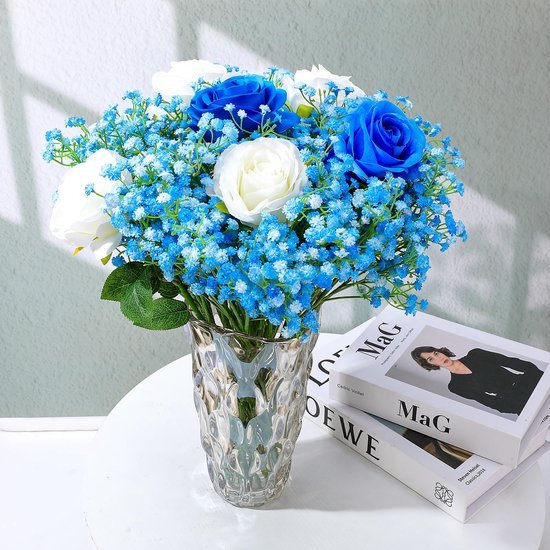 550x550-22389.jpg Unyqoos® Set van 24 kunstmatige bloemen voor decoratie en bruiloften