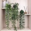 Unyqoos® Set van drie levensechte kunstplanten in pot voor diverse interieurdecoraties