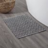 550x550-22413.jpg Unyqoos® Stijlvolle zwarte badmat met exotisch patroon voor badkamercomfort