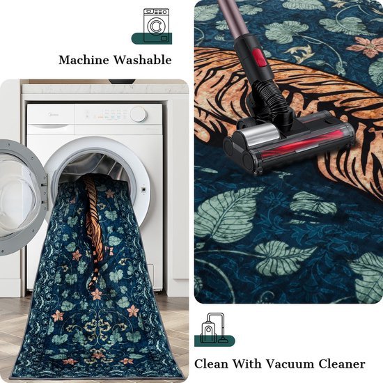 550x550-22424.jpg Unyqoos® Zacht en Wasbaar Tapijt met Antislip voor Woonkamer en Slaapkamer