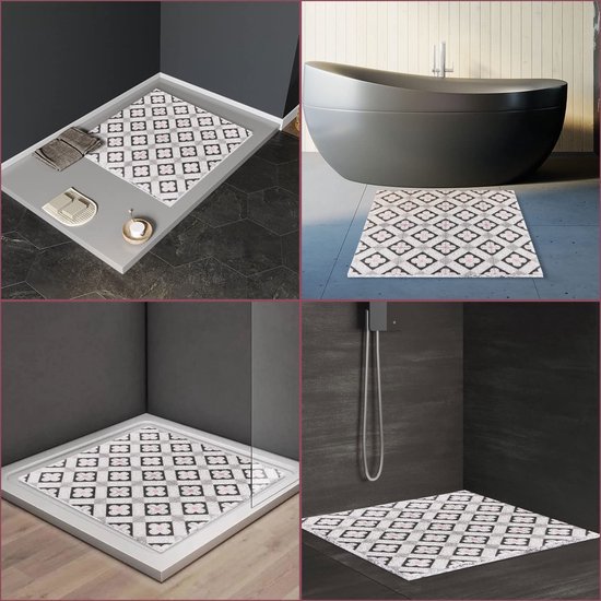 Unyqoos® Antislip Douchemat van Luffa en PVC voor Badkamer en Keuken