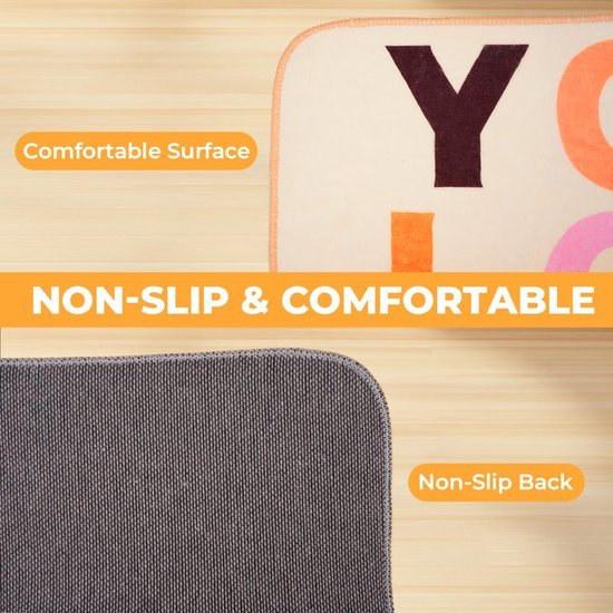 550x550-22444.jpg Unyqoos® Absorberende en Antislip Beige Badmat voor Comfortabele Badkamerervaring