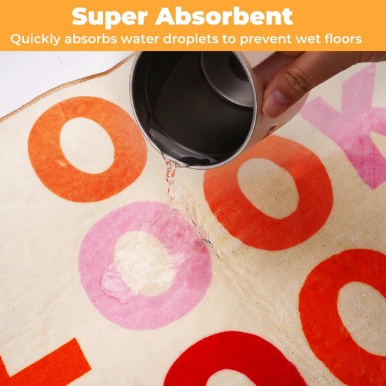 550x550-22445.jpg Unyqoos® Absorberende en Antislip Beige Badmat voor Comfortabele Badkamerervaring