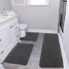 Unyqoos® Zachte en Comfortabele Microvezel Badmatten Set met Antislip en Wasbare Eigenschappen
