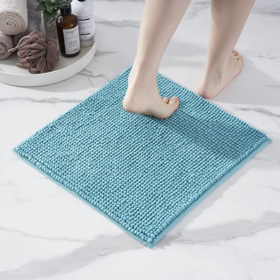 Unyqoos® Zachte en Antislip Badmat voor Douche, Bad en Toilet in Petrol Turquoise
