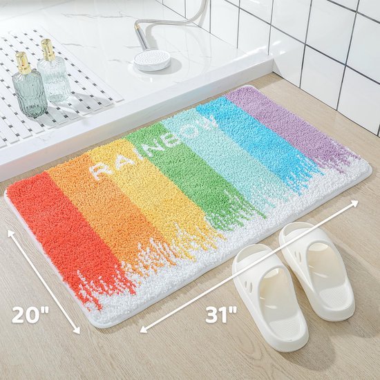 550x550-22504.jpg Unyqoos® Zachte en absorberende badmat voor badkamer, kinderkamer en meer
