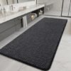 Unyqoos® Absorberende en Antislip Chenille Badmat voor Veiligheid en Comfort 40 x 120 cm