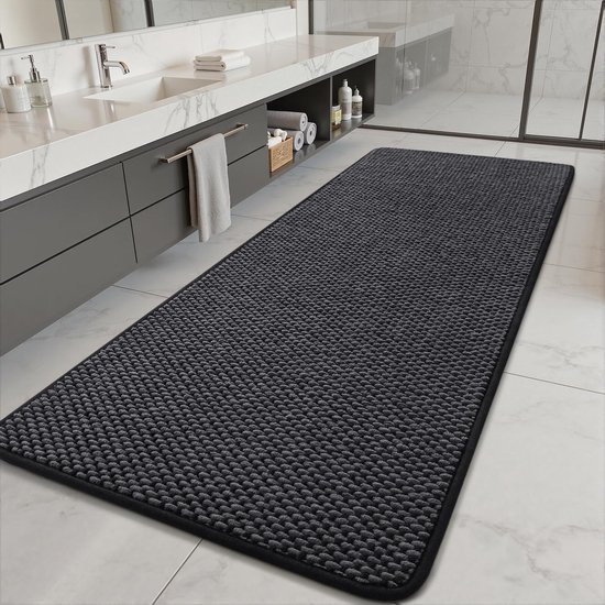 Unyqoos® Absorberende en Antislip Chenille Badmat voor Veiligheid en Comfort 40 x 120 cm