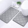 550x550-22519.jpg Unyqoos® Tweedelige set badmatten met traagschuim en antislip voor badkamer