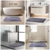 Unyqoos® Zachte Antislip Badmat met Hoog Absorptievermogen en Veelzijdige Kleuropties voor de Badkamer