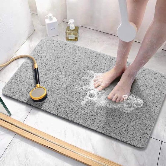 Unyqoos® Antislip Douchemat met Luffa-Design voor Veilig en Comfortabel Douchen