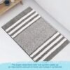 550x550-22540.jpg Unyqoos® Zachte en wasbare grijze badmat 50x80 cm voor diverse ruimtes