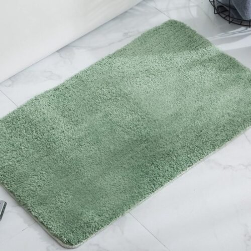 Unyqoos® Luxueuze Antislip Badmat met Zachte Microvezel en Sneldrogend Comfort in Lichtgroen