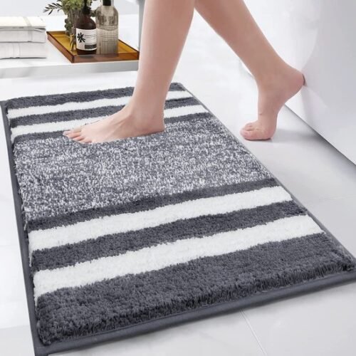 Unyqoos® Zachte en antislip badmat van microvezel voor badkamer en meer