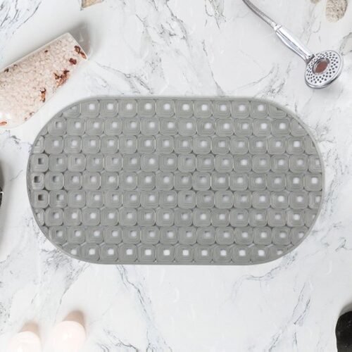 550x550-22610.jpg Unyqoos® Ovale antislip douchemat met afvoergaten en wasbare TPR-constructie