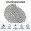 Unyqoos® Ovale antislip douchemat met afvoergaten en wasbare TPR-constructie