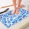 Unyqoos® Antislip badmat met massage-effect en sneldrogend ontwerp voor veiligheid
