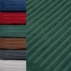 Unyqoos® Set van Luxe Katoenen Douchematten in Donkergroen met Sneldrogende Eigenschappen
