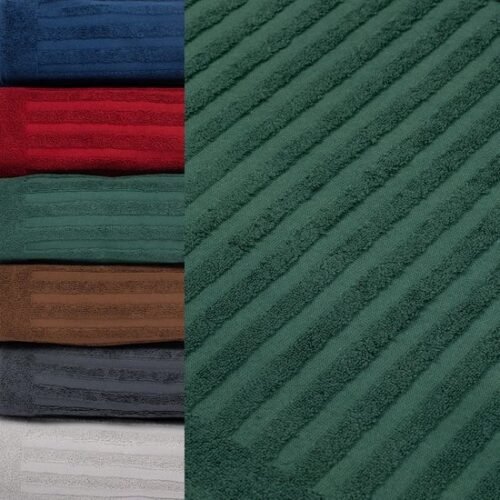 550x550-22665.jpg Unyqoos® Set van Luxe Katoenen Douchematten in Donkergroen met Sneldrogende Eigenschappen