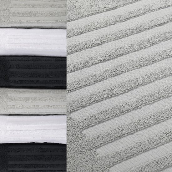 Unyqoos® Set van 2 Luxe Katoenen Douchemats voor Optimaal Comfort en Absorptie in de Badkamer