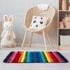Unyqoos® Zachte en Kleurige Regenboog Badmat voor Stijlvol en Veilig Badkamercomfort