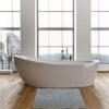 550x550-22782.jpg Unyqoos® Zachte en comfortabele badmat van microvezel in lichtgrijs chenille design