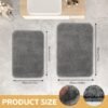 550x550-22786.jpg Unyqoos® Zachte en absorberende antislip badmat van microvezel in grijze tint