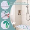 Unyqoos® Antislip douchemat met zachte massage en sneldrogend ontwerp voor natte ruimtes