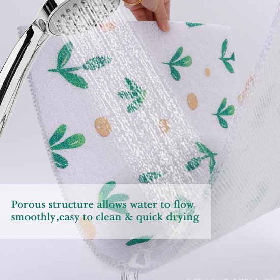 Unyqoos® Antislip douchemat met zachte massage en sneldrogend ontwerp voor natte ruimtes