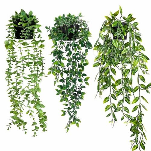 Unyqoos® Set van 3 Realistische Kunstplanten voor Binnen en Buiten Decoratie